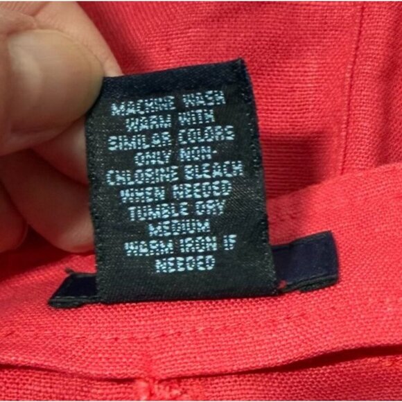 Westbound  Womens Pink 100% Linen Knee Length Skirt Size 10 A-Line Simple Casual - Picture 11 of 11